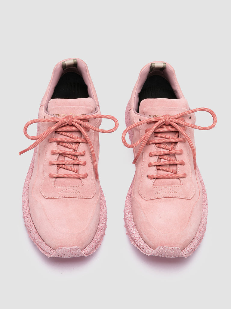 RACE RUBREX 103 - rosa Low-Top-Sneakers aus Wildleder