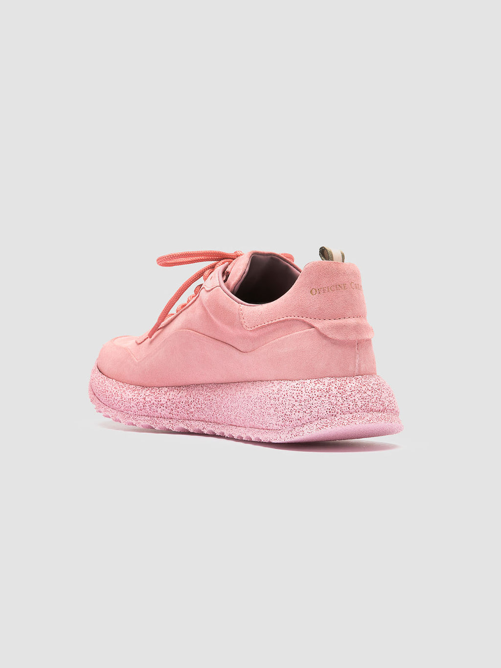 RACE RUBREX 103 - Rose Suede Low Top Sneakers