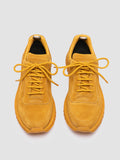 RACE RUBREX 103 - Yellow Suede Low Top Sneakers