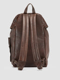 RARE 047 - Brown Leather Backpack Officine Creative - 4