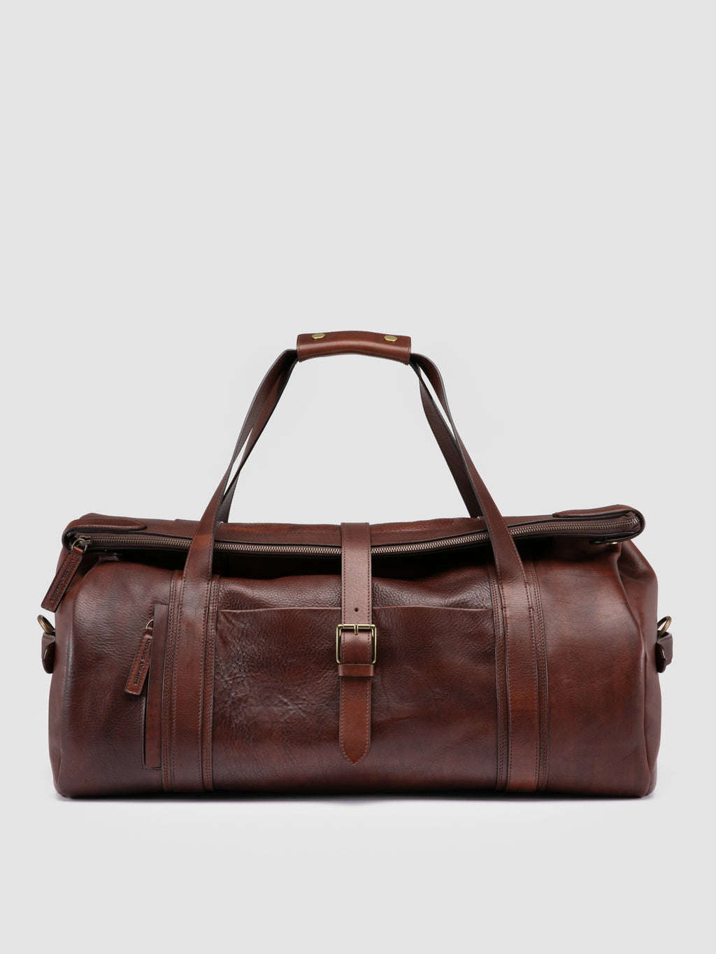 RARE 048 - Brown Leather Weekender Officine Creative - 1