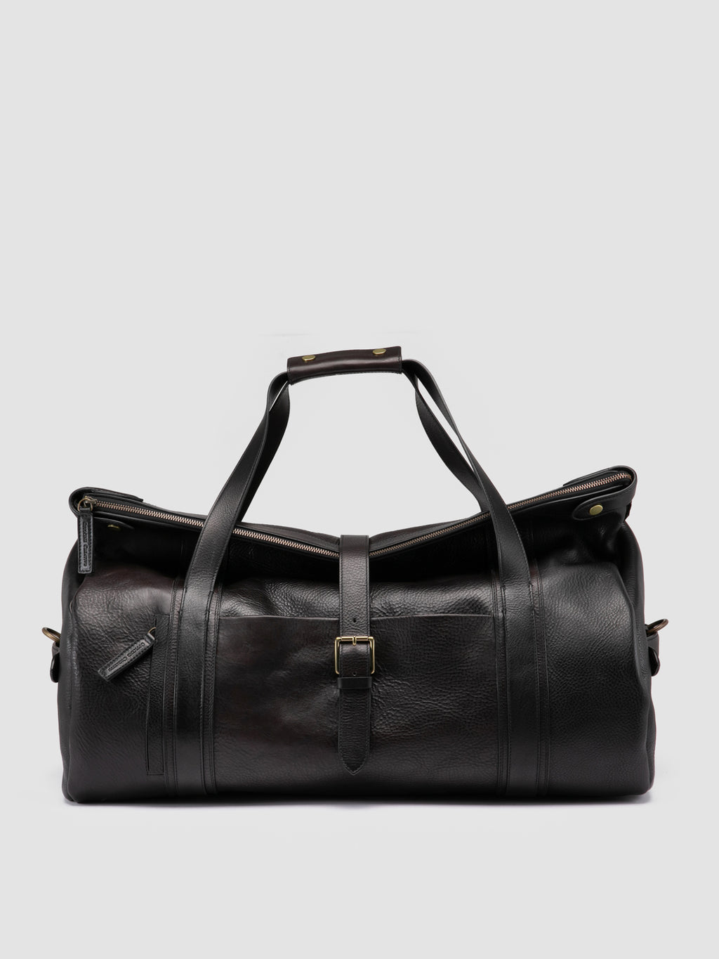 RARE 048 - Black Leather Weekender Officine Creative - 1