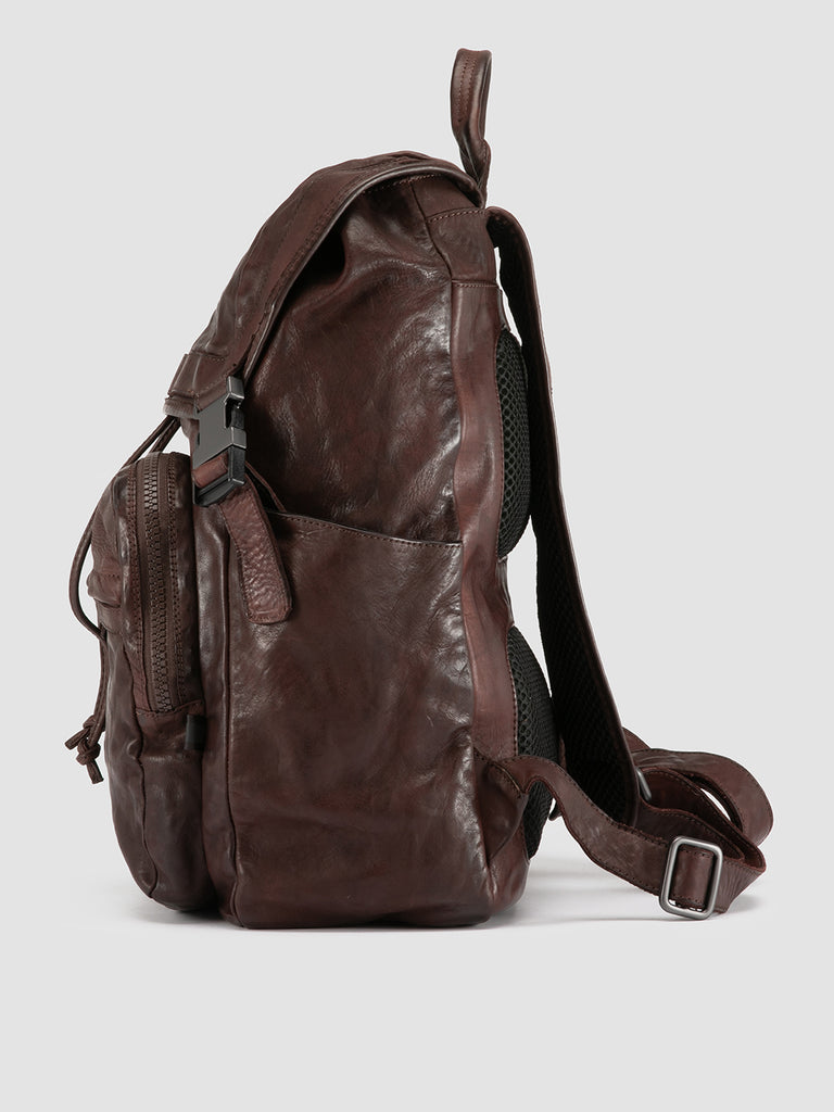 RECRUIT 006 - Brown Leather Backpack