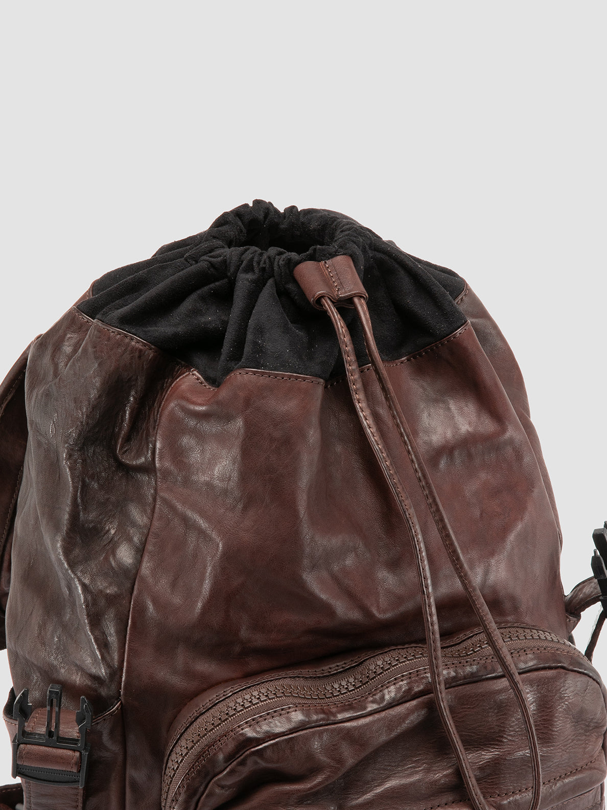 RECRUIT 006 - Brown Leather Backpack