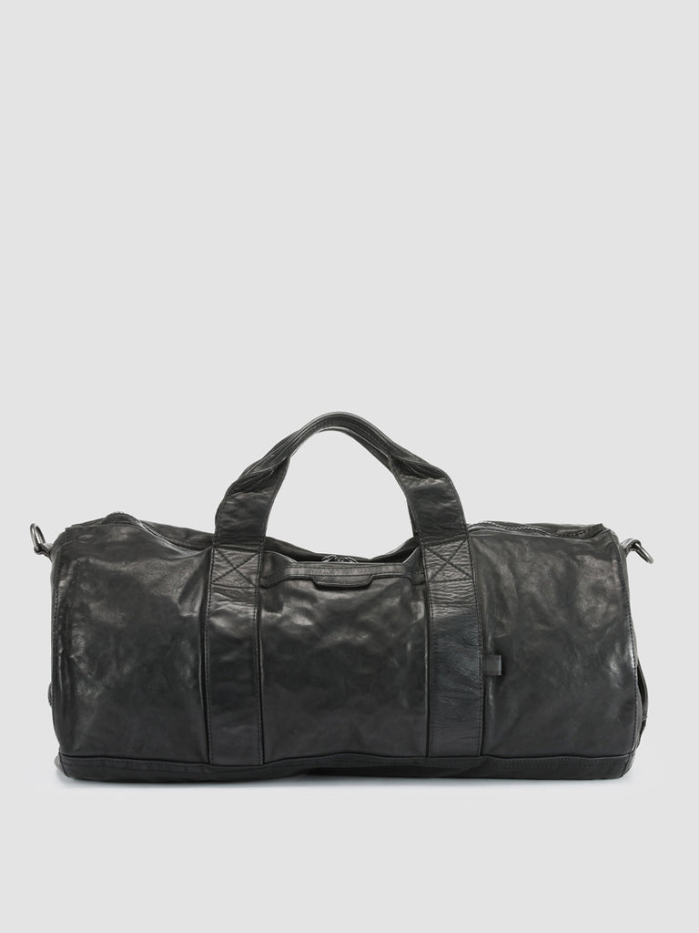 RECRUIT 007 - Black Leather Travel Bag  Officine Creative - 1