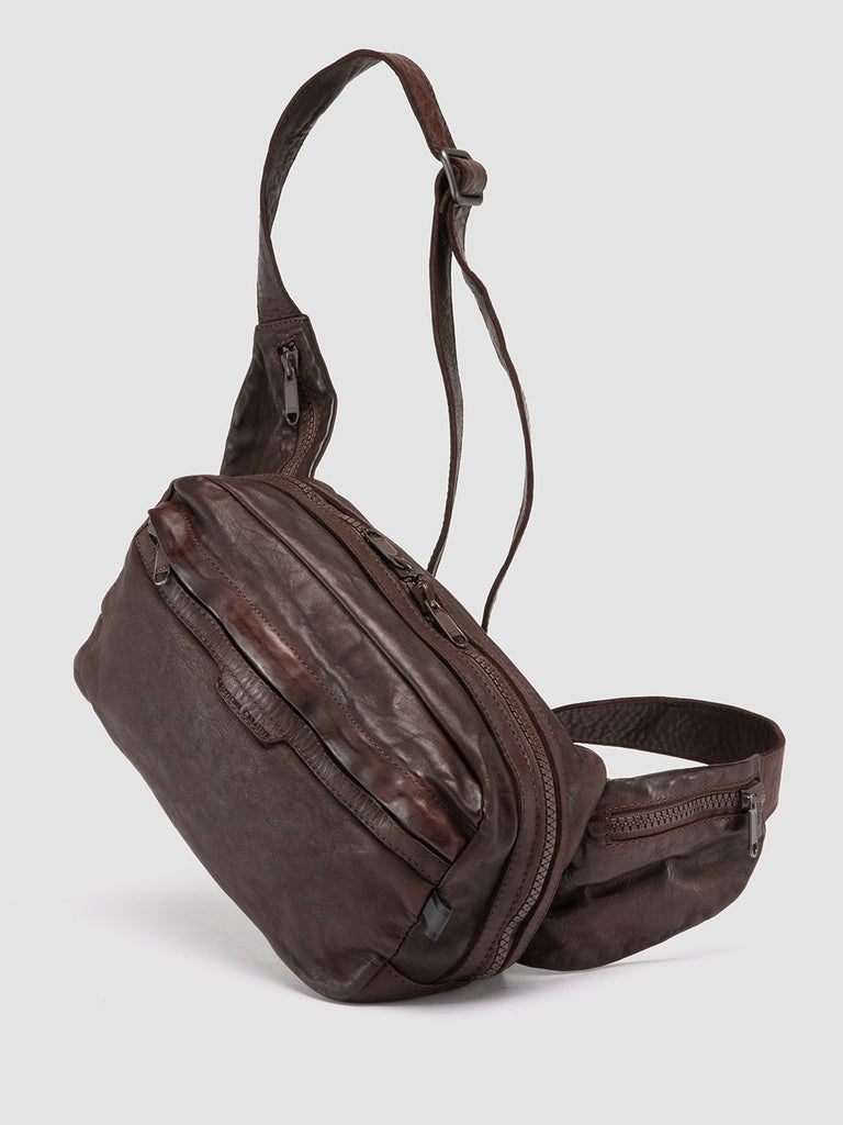 RECRUIT 009 - Brown Leather Waist Pack