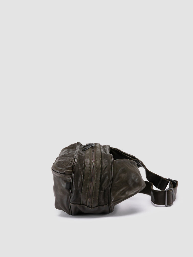 RECRUIT 012 - Green Leather Waistpack