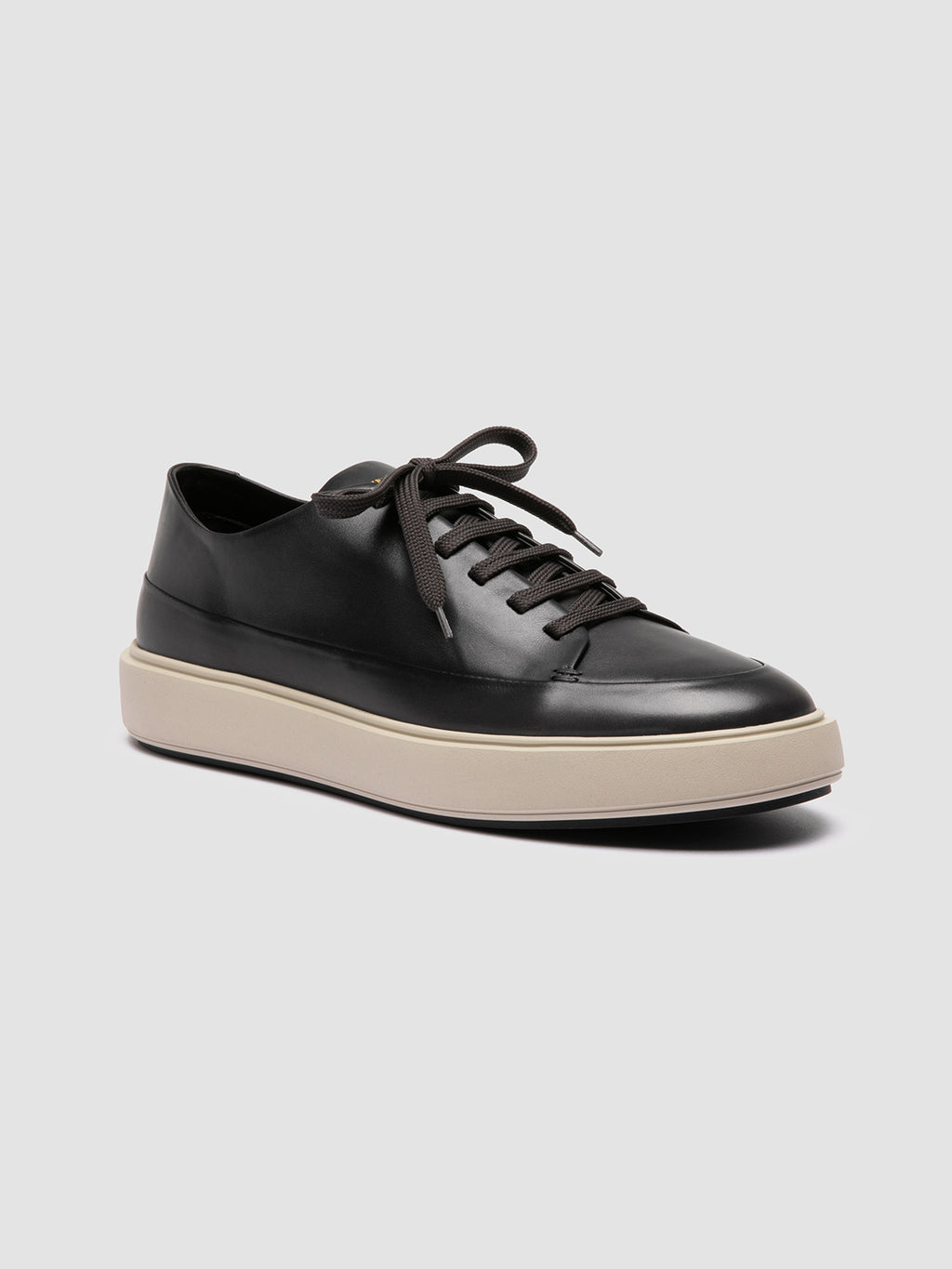 RELEASE 001 - Grey Leather Low Top Sneakers Men Officine Creative - 3