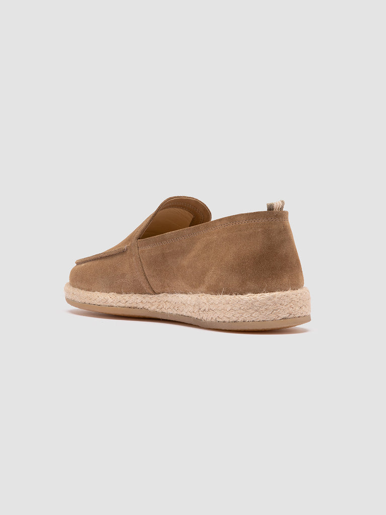 ROPED 004 - Brown Suede Loafers Men Officine Creative - 4