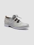 CALIXTE 079 - White Leather Oxford Shoes - image RTDCAXT079CAKASD126360 - 3