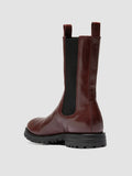 HESSAY RUBBER 008 - Burgundy Leather Chelsea Boots