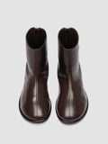 MIENNE 115 - Brown Leather Zip Boots - thumb image 2,side view