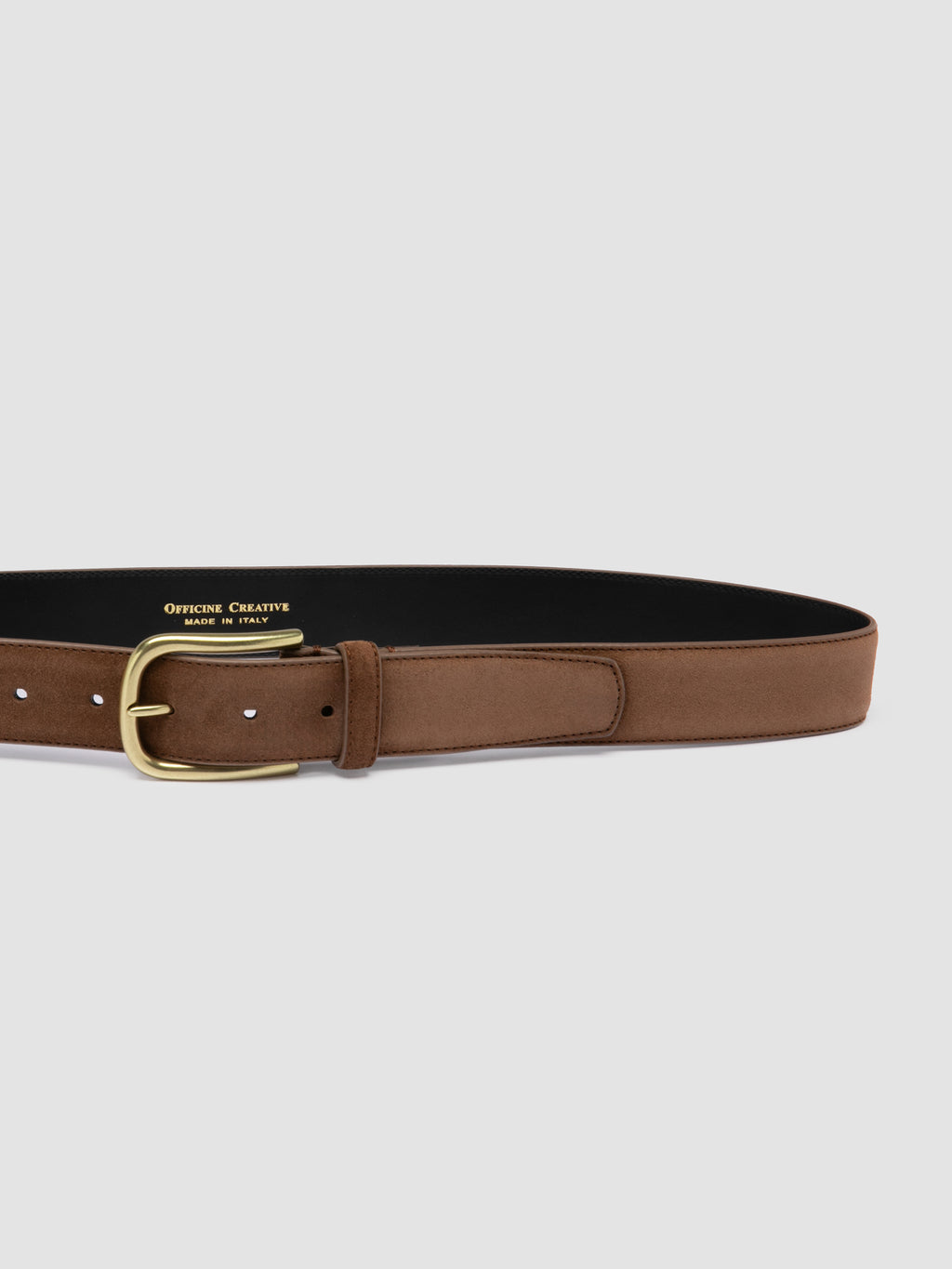 OC STRIP 04 - Brown Leather Belt - image 3,side view