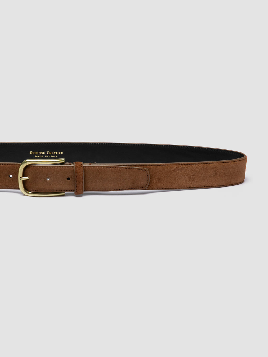 OC STRIP 04 - Brown Leather Belt - image 4,side view