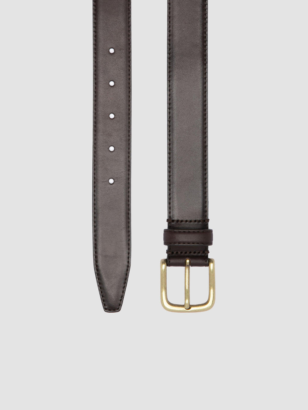 OC STRIP 05 - Brown Leather Belt - image 2,side view