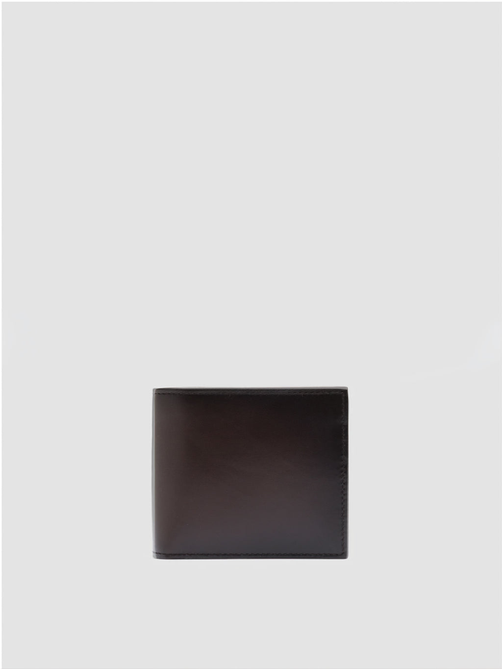 BOUDIN 02 - Brown Leather Bifold Wallet - image 1,side view