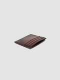 BOUDIN 22 - Burgundy Leather Card Holder - thumb image 3,side view
