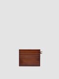BOUDIN 22 - Brown Leather Card Holder - thumb image 1,side view