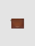BOUDIN 22 - Brown Leather Card Holder - thumb image 2,side view