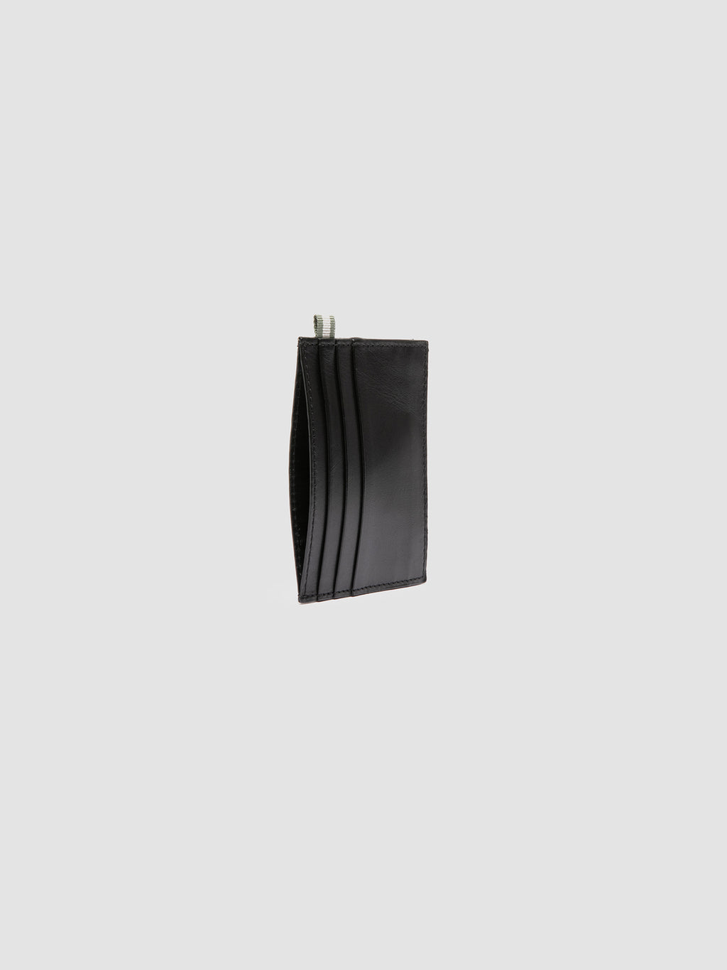 BOUDIN 22 - Black Leather Card Holder - image 4,side view