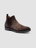PRINCE 617 - Brown Suede Chelsea Boots - image RTUPRIN617LIC89G110390 - 3