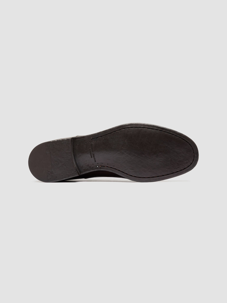 VANDERBILT CAOU 011 - Brown Leather Oxford Shoes