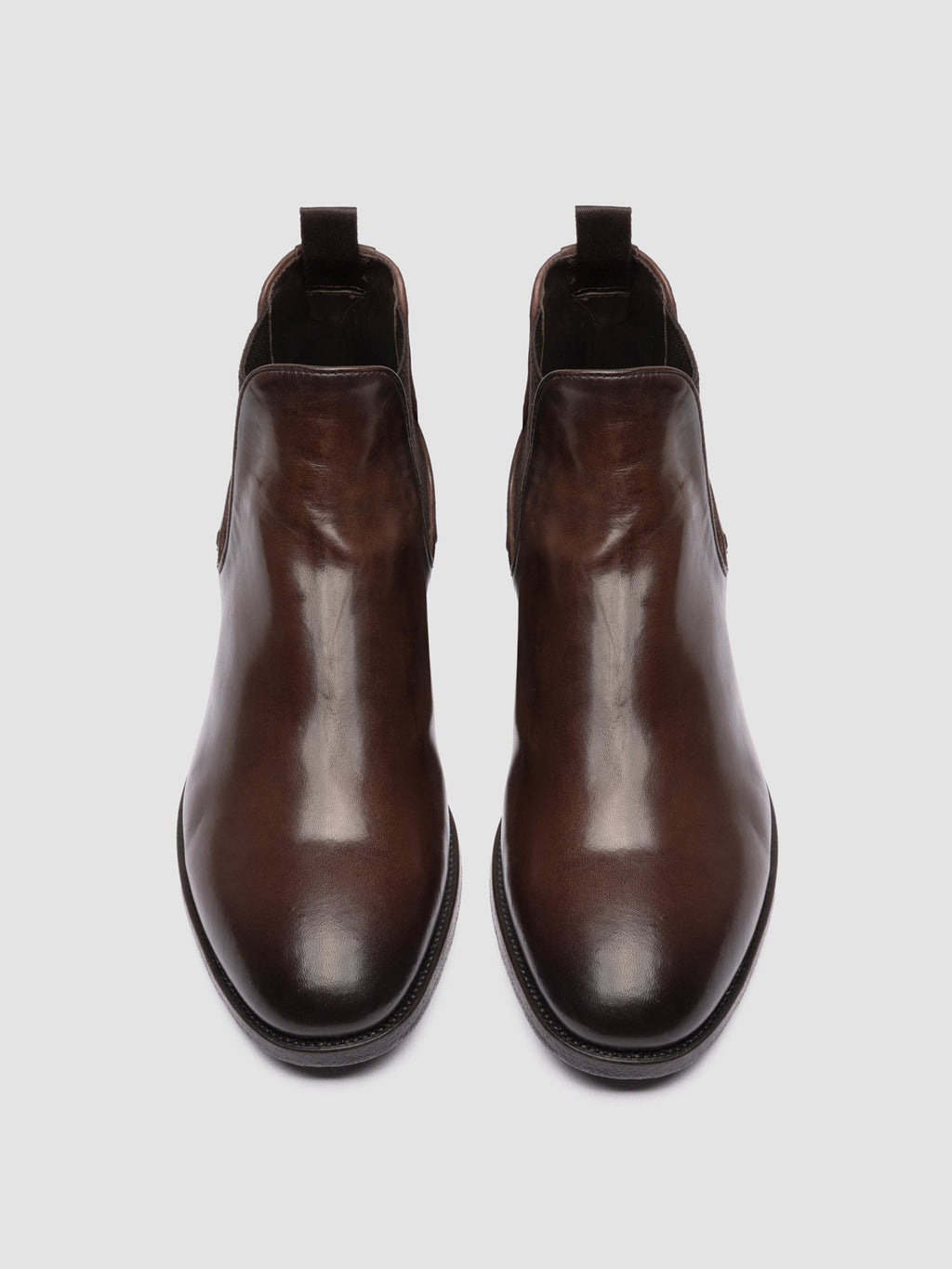VANDERBILT CAOU 012 - Brown Leather Boots - image 2,side view