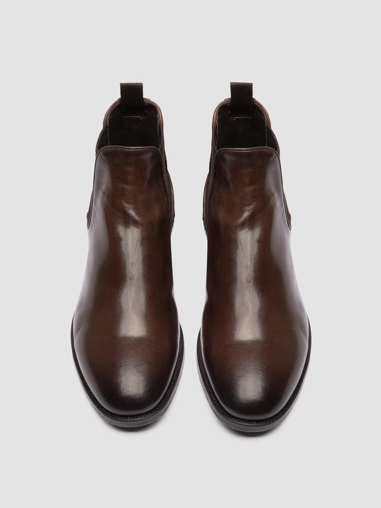 VANDERBILT CAOU 012 - Brown Leather Boots