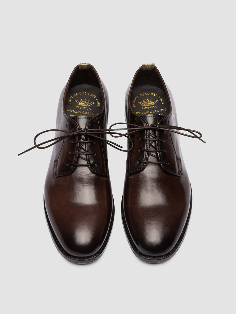 VANDERBILT CAOU 013 - Brown Leather Derby Shoes