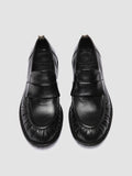 RUGGED 009 - Black Leather Penny Loafers Officine Creative - 2