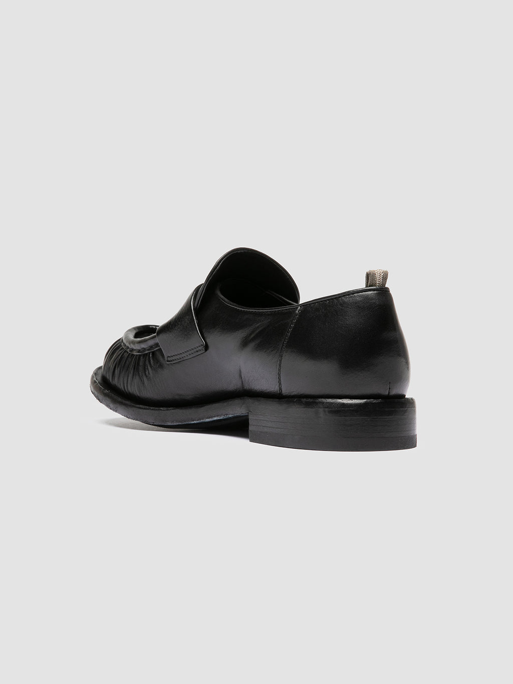 RUGGED 009 - Black Leather Penny Loafers Officine Creative - 4