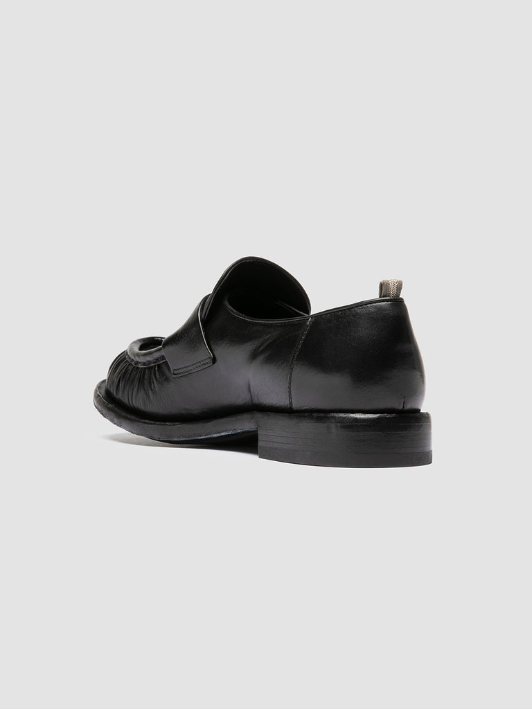 RUGGED 009 - Black Leather Penny Loafers Officine Creative - 4