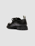 RUSHDEN 001 - schwarze Derby-Schuhe aus Leder