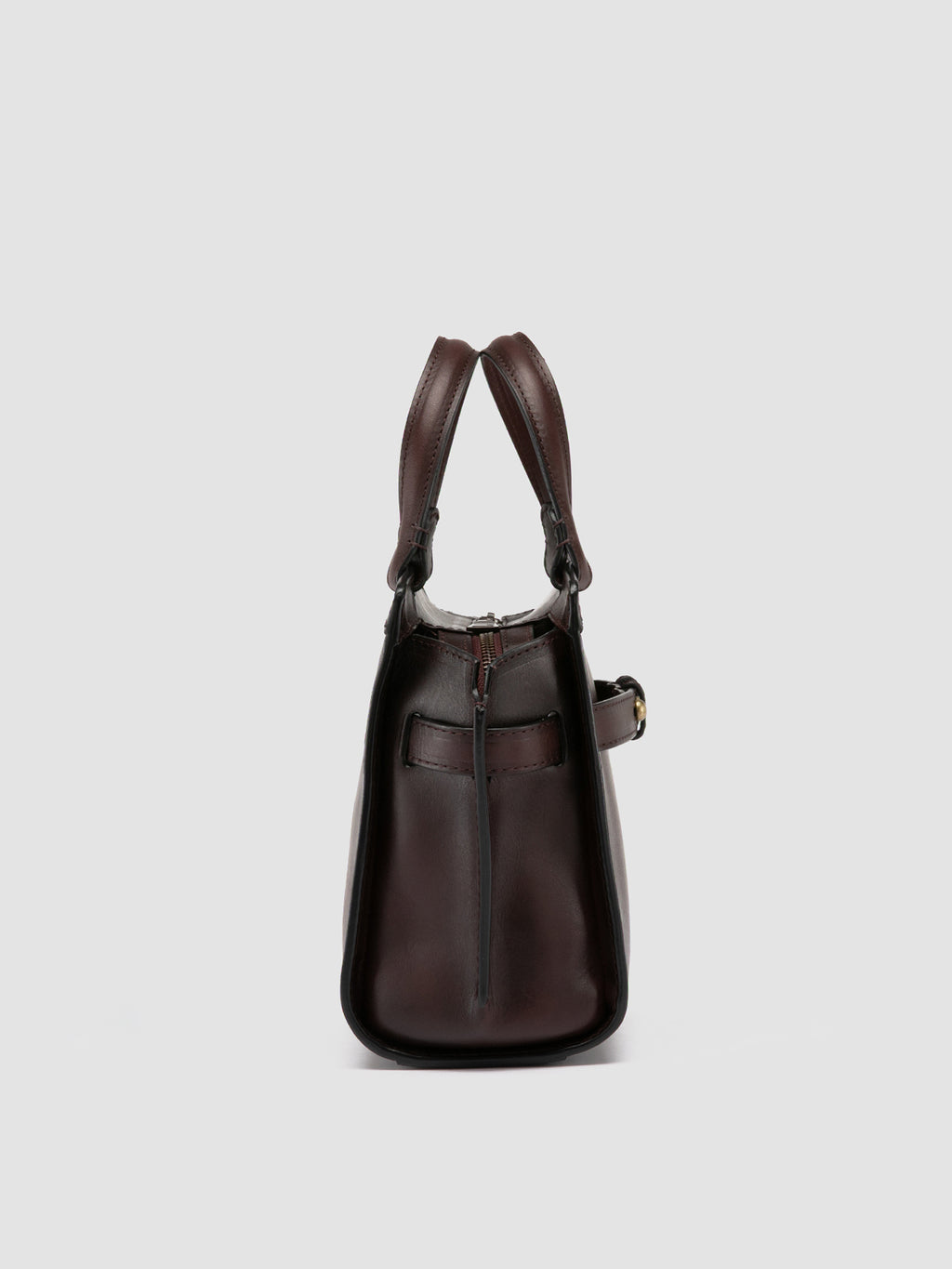 SADDLE 009 - Braune Lederhandtasche