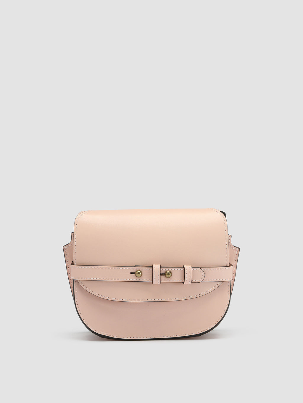 SADDLE 010 - Rose Leather Crossbody Bag