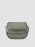 SADDLE 011 - Grey Leather Crossbody Bag  Officine Creative - 1