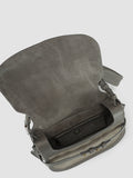 SADDLE 011 - Grey Leather Crossbody Bag  Officine Creative - 6