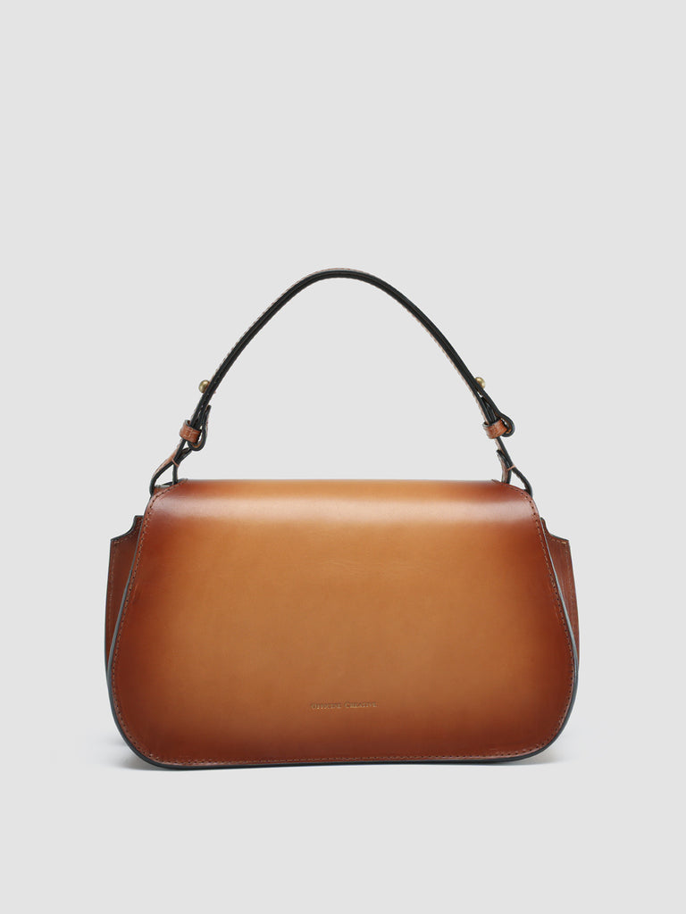 SADDLE 012 - Brown Leather Hobo Bag  Officine Creative - 4