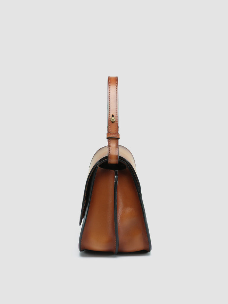 SADDLE 012 - Brown Leather Hobo Bag  Officine Creative - 5