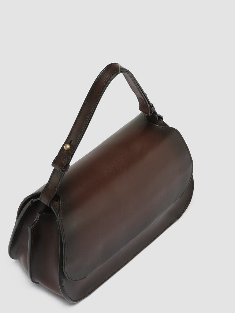 SADDLE 012 - Burgundy Leather Hobo Bag  Officine Creative - 2