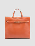 SADDLE 015 - Orange Leather Handle Bag