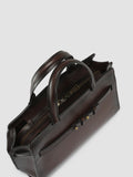 SADDLE 01 - Brown Leather Shoulder Bag