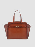 SADDLE 03 - Brown Leather Handle Bag