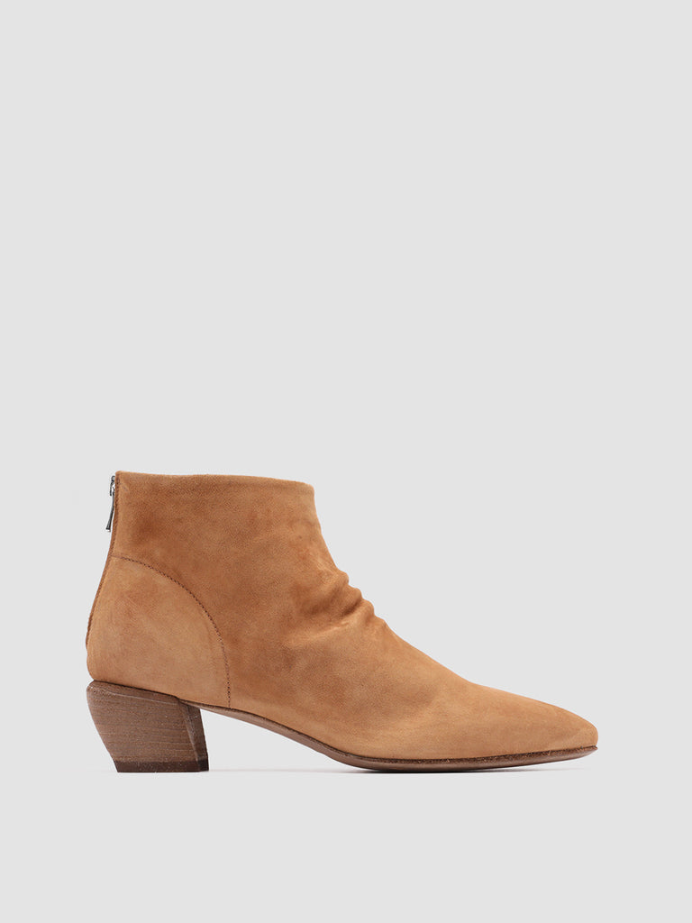 SALLY 001 - Brown Suede Booties