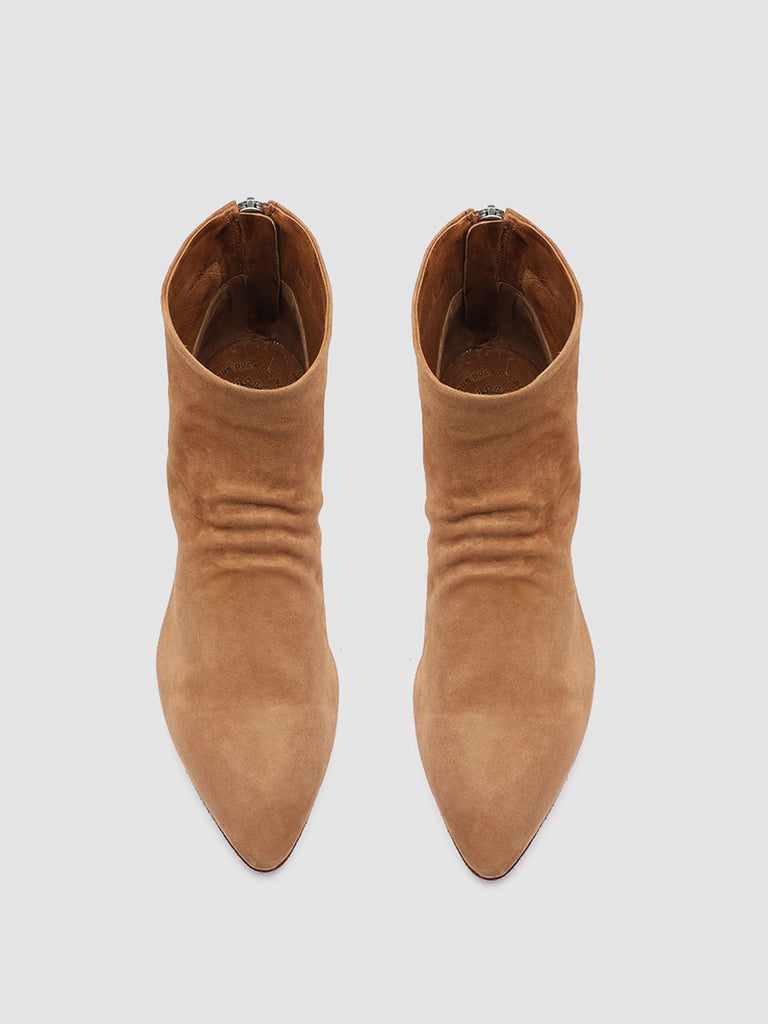 SALLY 001 - Brown Suede Booties