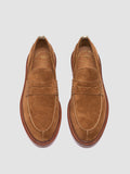 SAX 001 - Brown Suede Penny Loafers