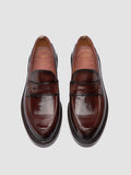 SAX FLEXI 001 - Burgundy Leather Penny Loafers Officine Creative - 2