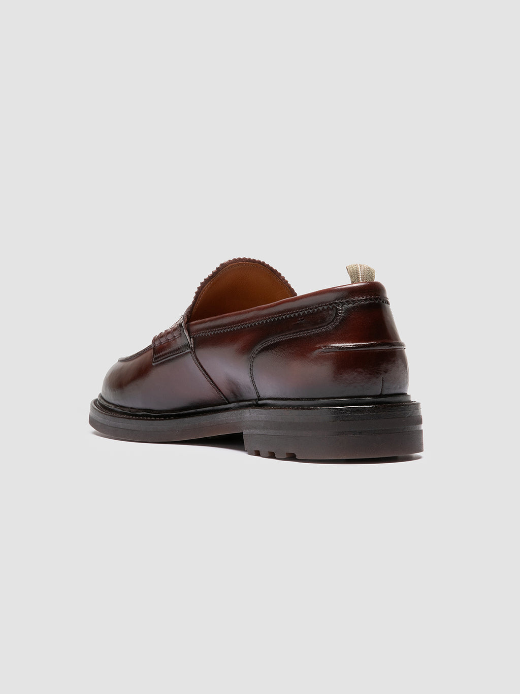 SAX FLEXI 001 - Burgundy Leather Penny Loafers Officine Creative - 4