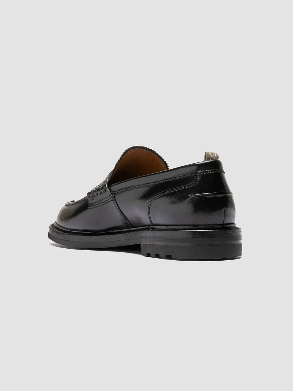 SAX FLEXI 001 - Black Leather Penny Loafers Officine Creative - 4