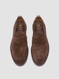 SAX FLEXI 001 - Brown Suede Penny Loafers Officine Creative - 2